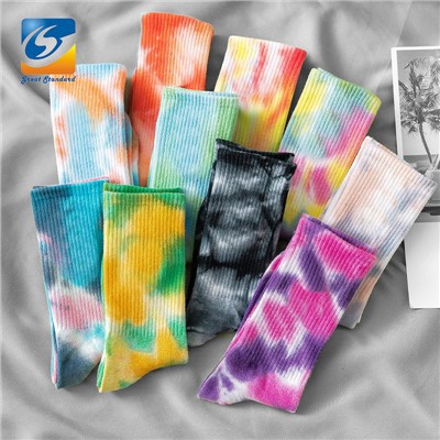 Wholesale Sports Tie Dye Socks