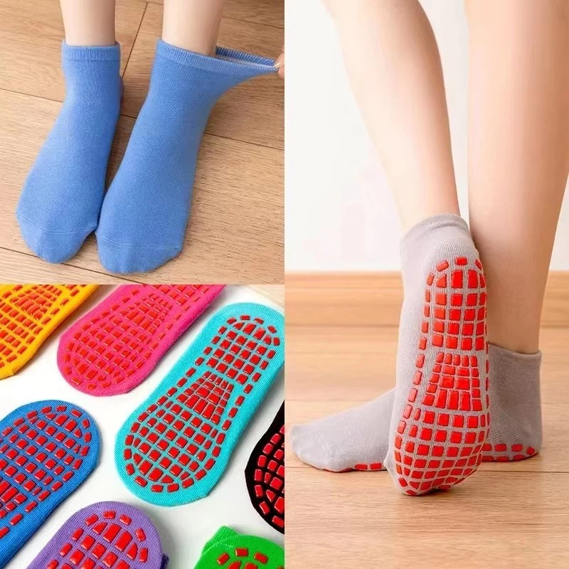 Anti-Slip Grip Crew Yoga Socks high quality