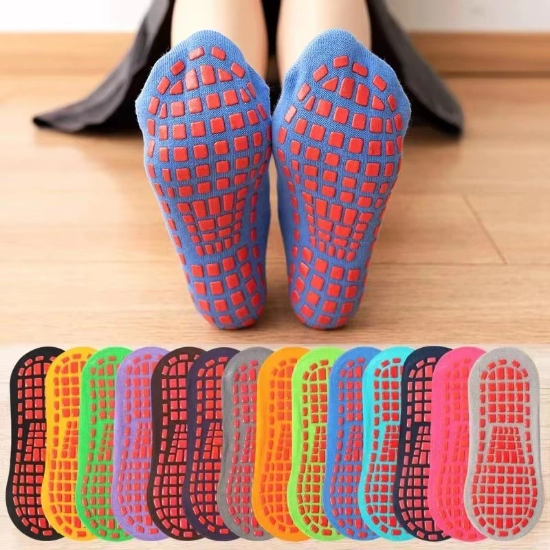 Anti-Slip Grip Crew Yoga Socks factory