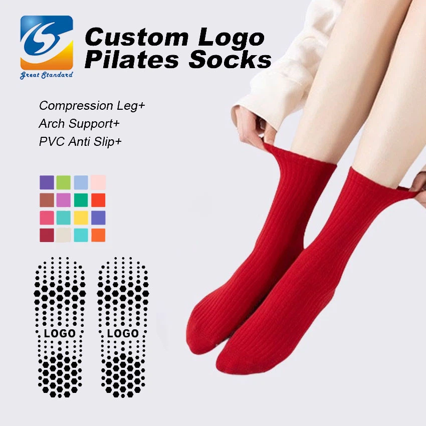 Customized Anti Slip And Comfortable Pilates Socks