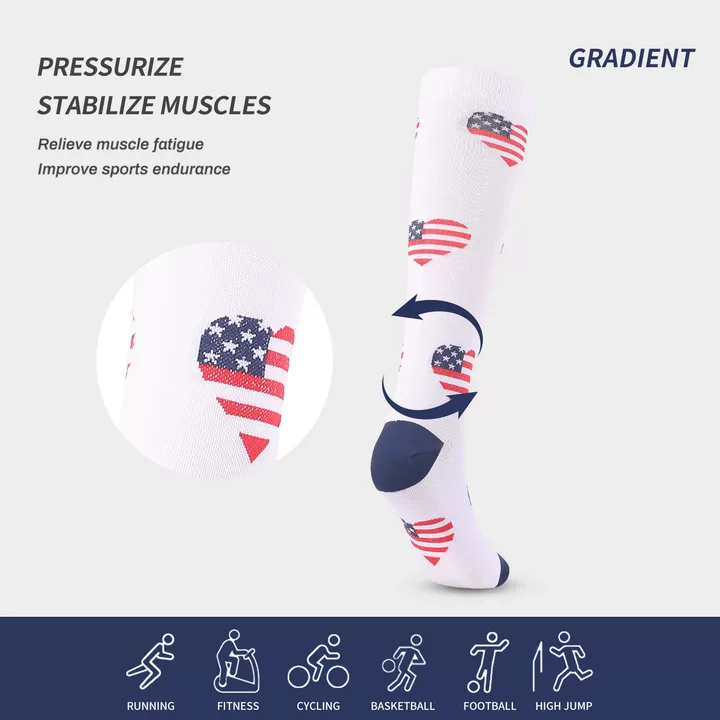 Custom Knee High Printed Compression Socks best