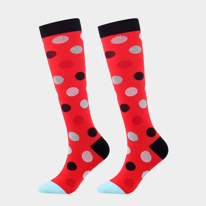 Custom Knee High Printed Compression Socks suppliers