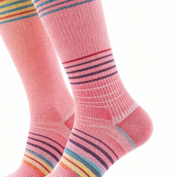 Custom Logo 8-15 MmHg Compression Socks Knee High Arch Support Sporty factory