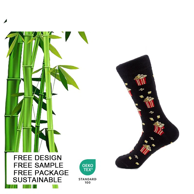 Fashion Snacks Pattern Socks