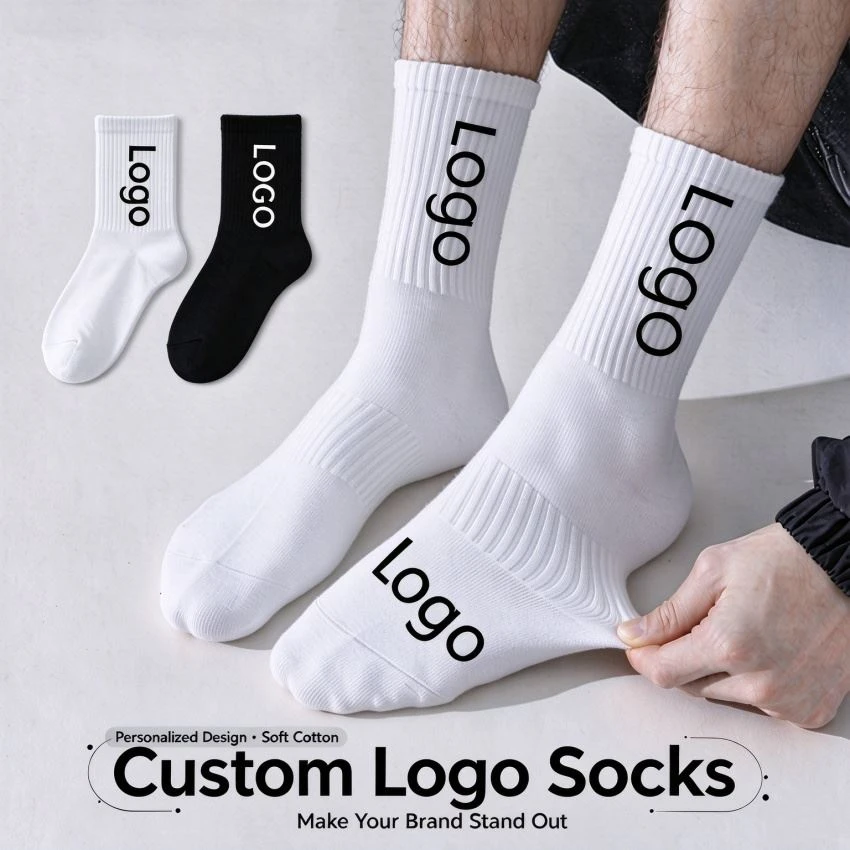 Good Quality Custom Logo Crew Socks