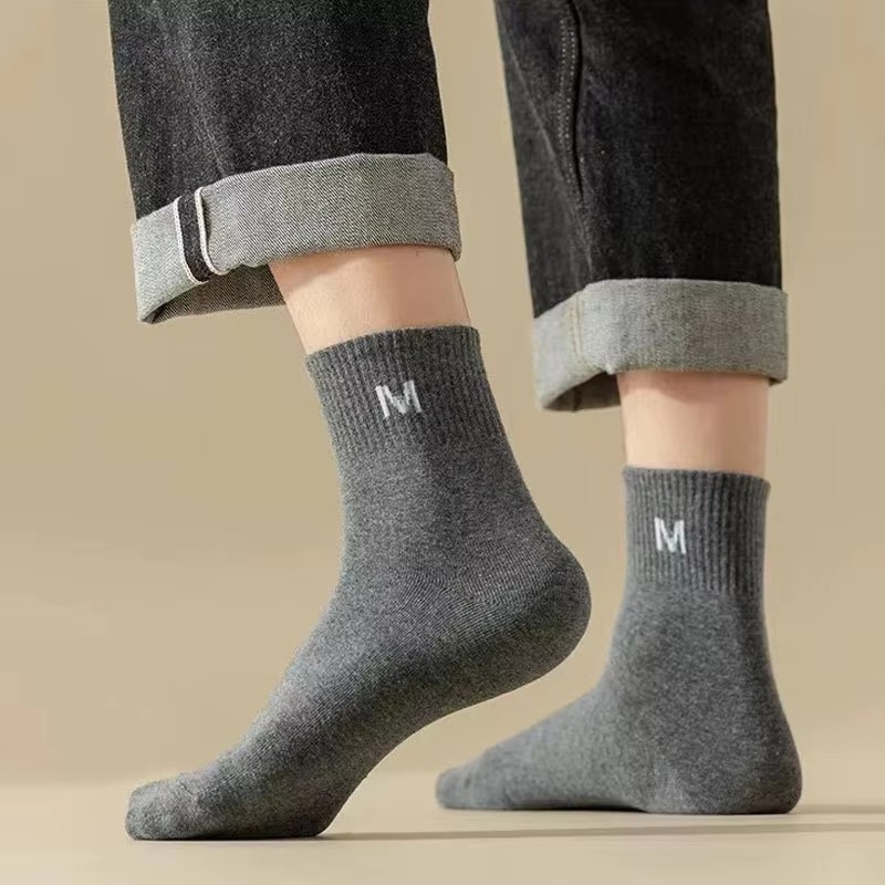 Hot Selling Fashion Colorful Patterns Quarter Crew Men Socks best