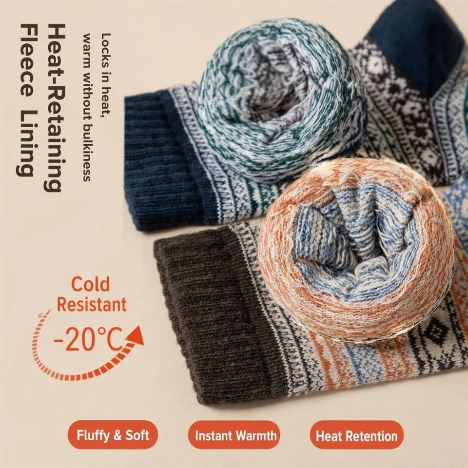 Knit Thick Fleece Heavyweight Crew Socks best