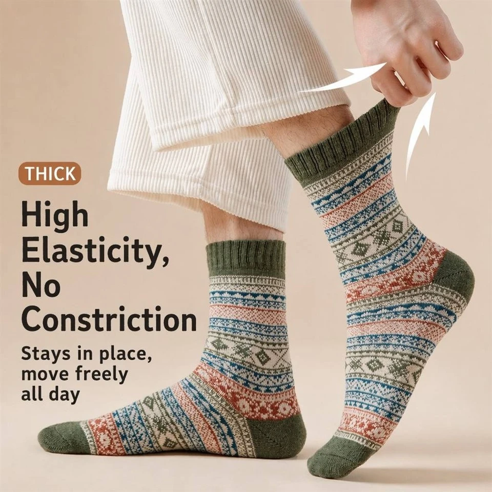 Knit Thick Fleece Heavyweight Crew Socks factory