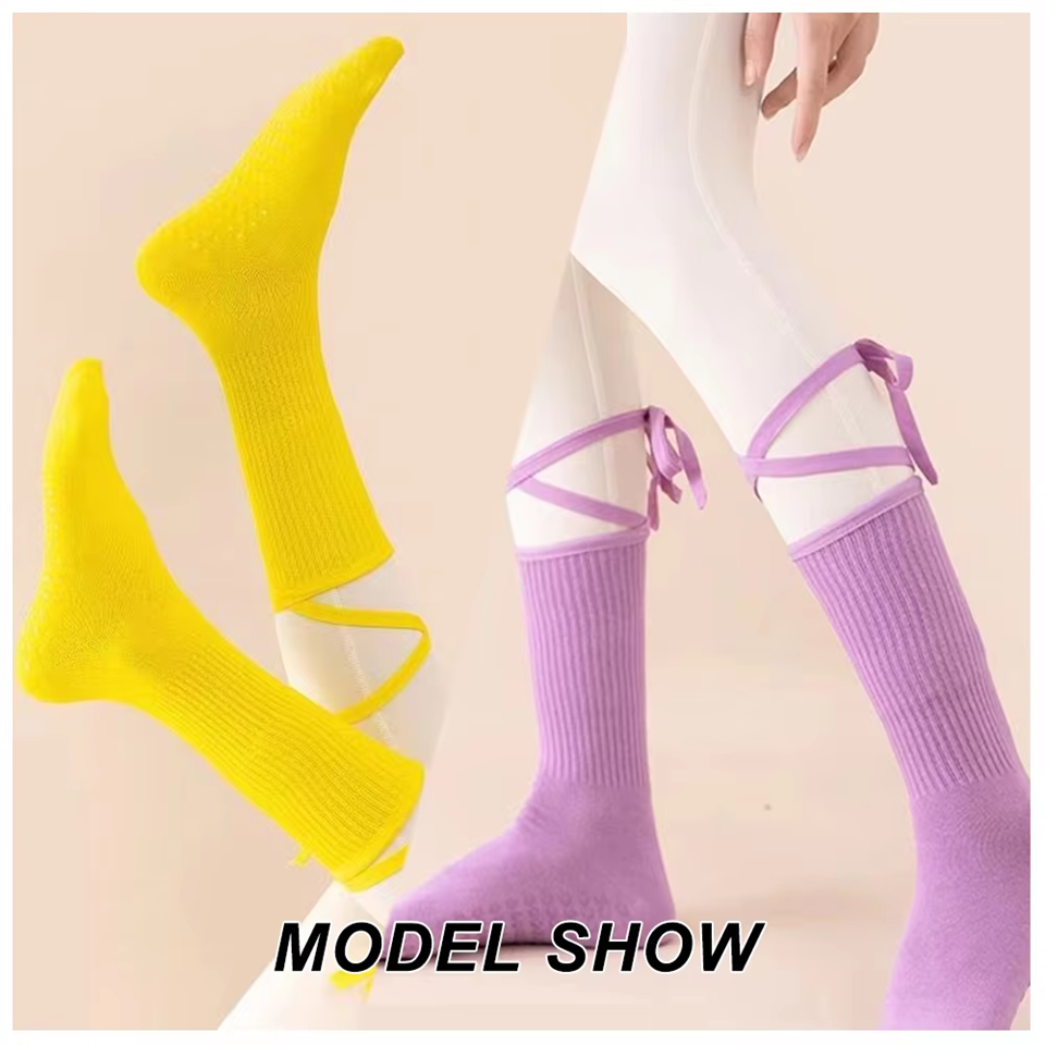 Non-Slip Pilates Mushroom Ruffle Trim Anti-Skid Grip suppliers