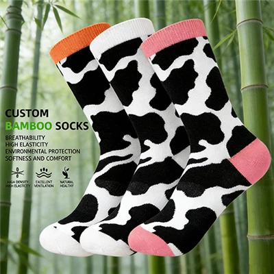 Bamboo Socks Sublimation Crew Socks