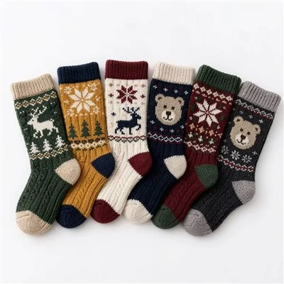 Breathable Warm Carton Animal Socks