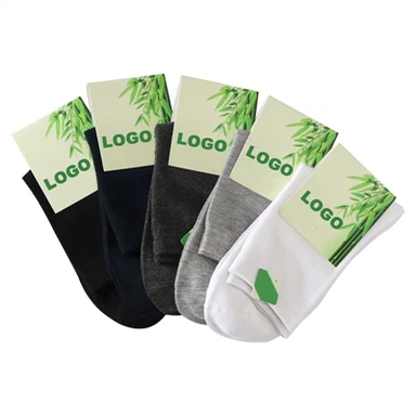 Custom Crew Bamboo Fiber Viscose Bamboo Socks