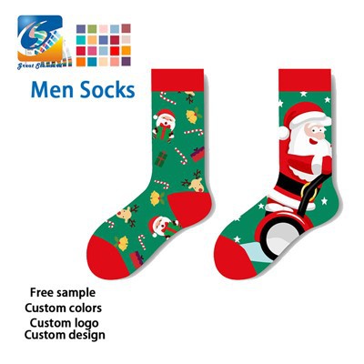 Funny Mens Christmas Socks