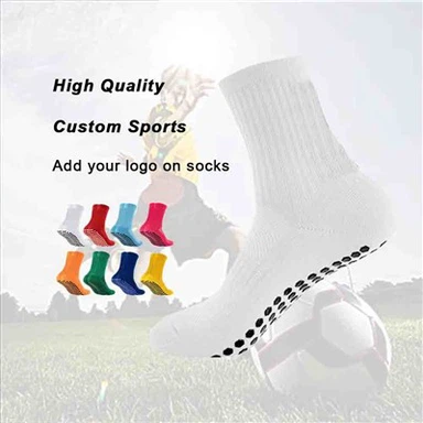 Grippy Soccer Anti Slip Sport Custom Socks