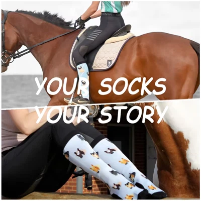 Nylon Sports Style Breathable Knee High Equestrian Socks