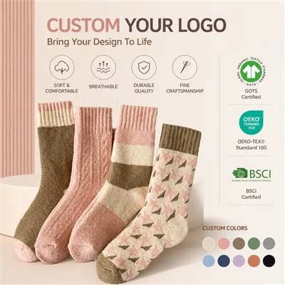 Wholesale Wool Crew Autumn Winter Warm Socks