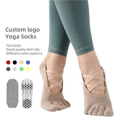 Yoga Pilates With Anti-slip 5 Toes Silicone Socks Ladies