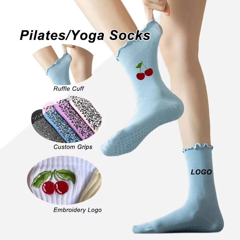 Wholesale New Custom Logo Grip Pilates Yoga Socks factory
