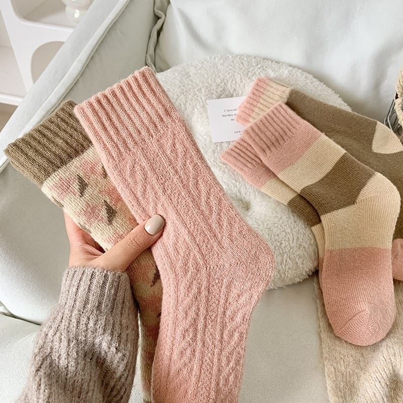 Wholesale Wool Crew Autumn Winter Warm Socks high quality