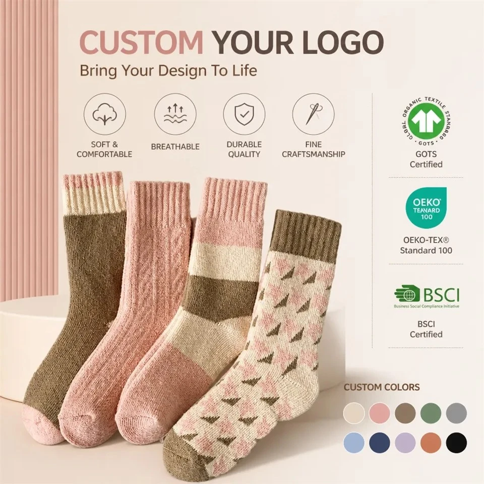 Wholesale Wool Crew Autumn Winter Warm Socks